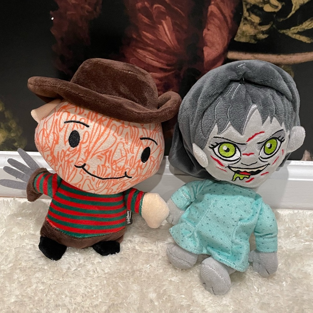 Freddy Krueger Nightmare On Elm Street & Exorcist Plushies Horror Goth Halloween